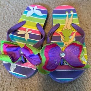 Kids / girls tinkerbell flip flops 🩴